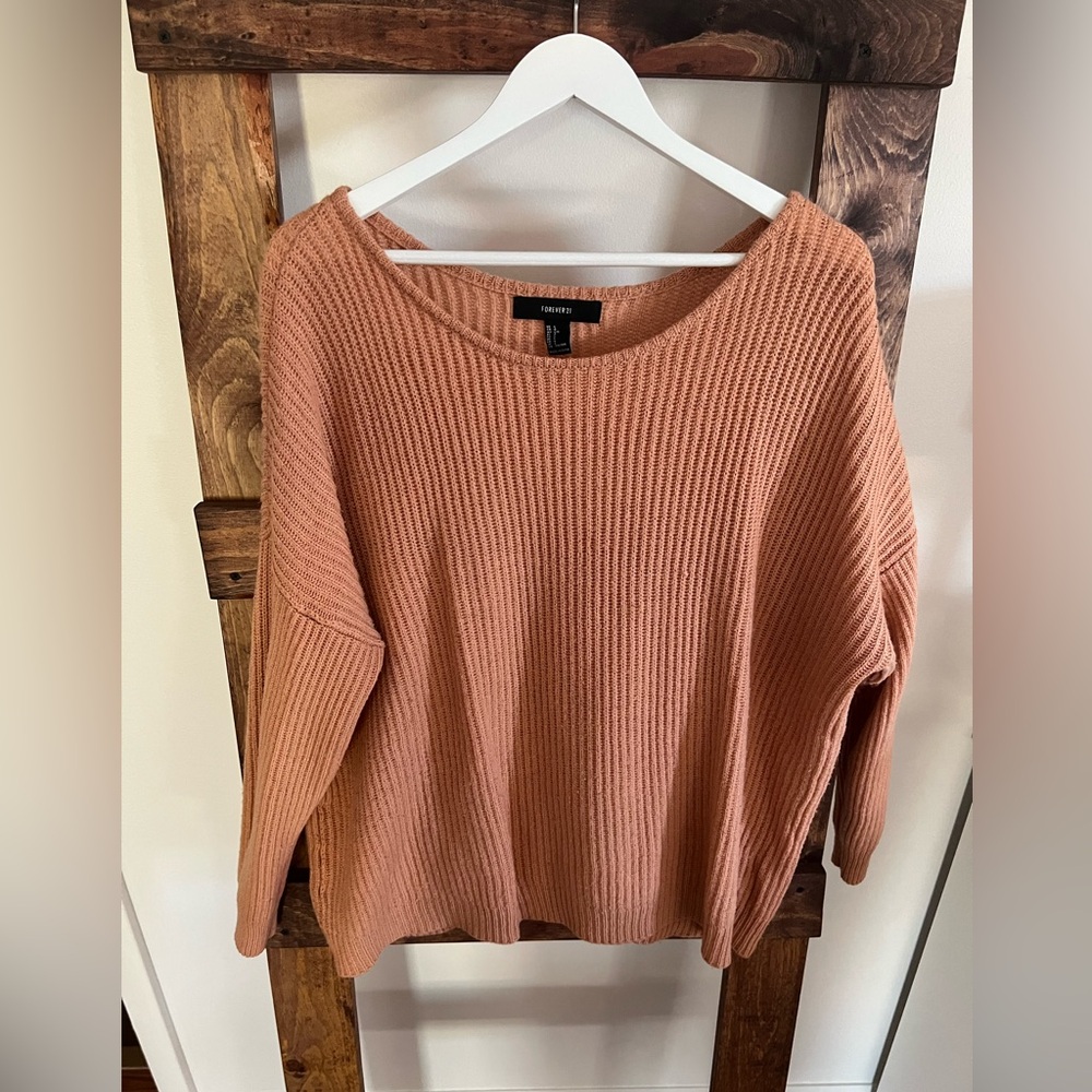 Forever 21 Peach/ Pink Sweater